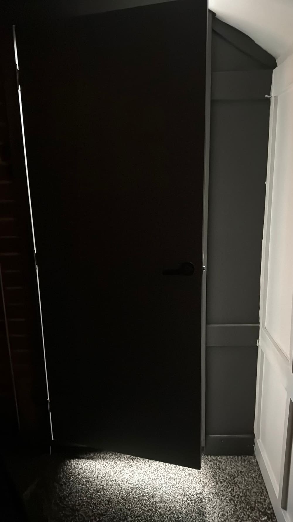 Outside door not latching, Keilor Lodge, Mickleham